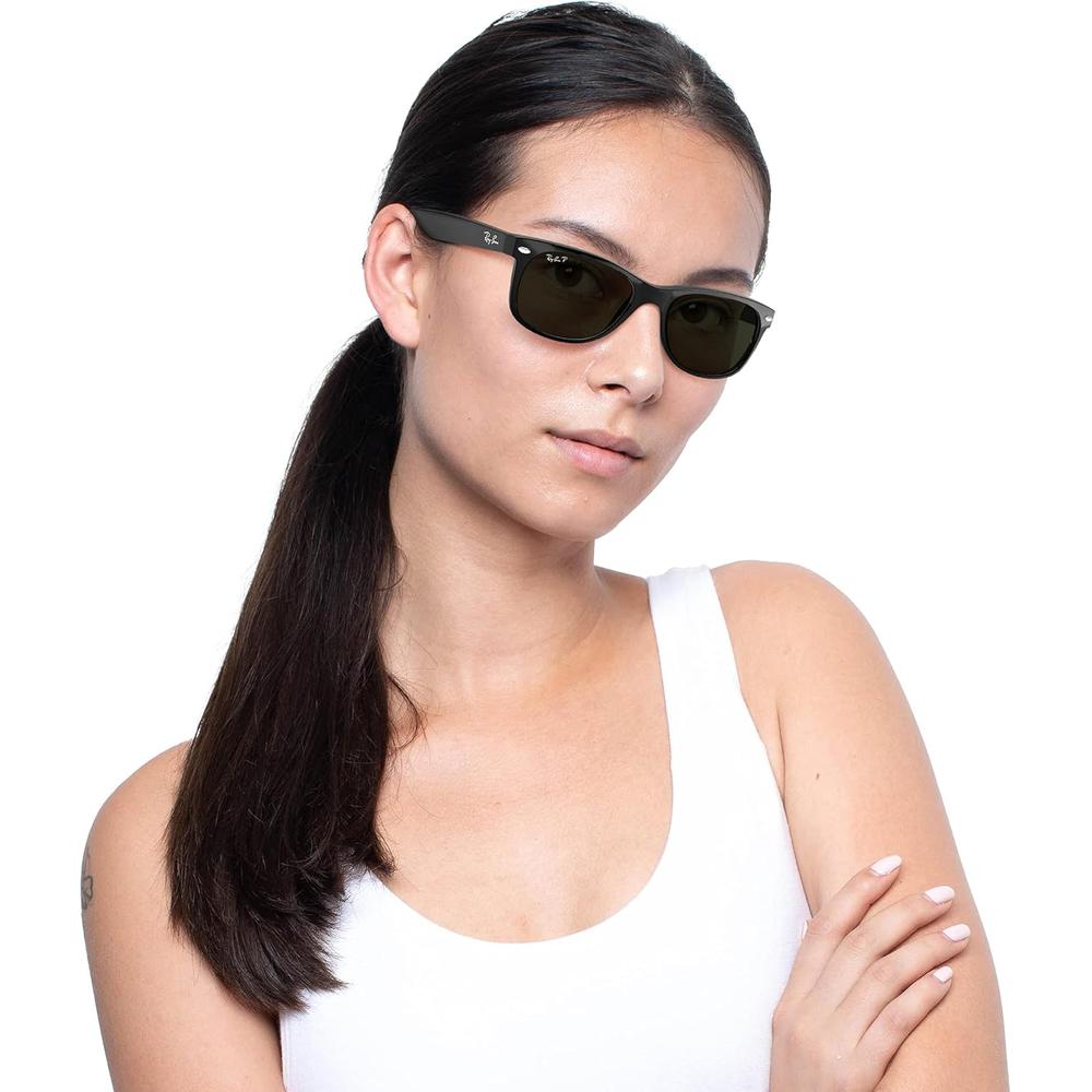 RAY-BAN RB2132 NEW WAYFARER GAFAS DE SOL PARA HOMBRE | GLOSSY BLACK - 5