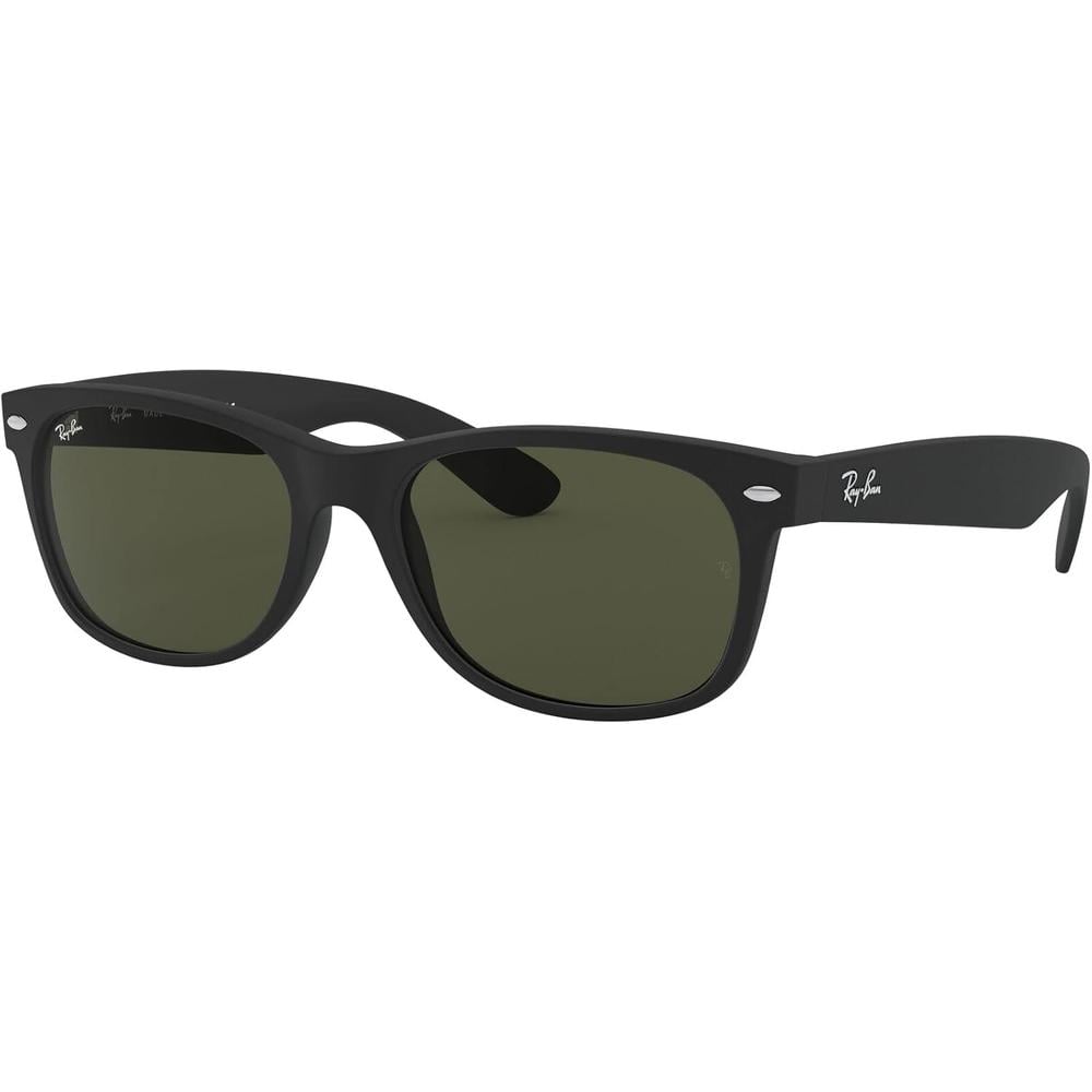 RAY-BAN RB2132 NEW WAYFARER GAFAS DE SOL PARA HOMBRE | RUBBER BLACK / GREEN I - 2