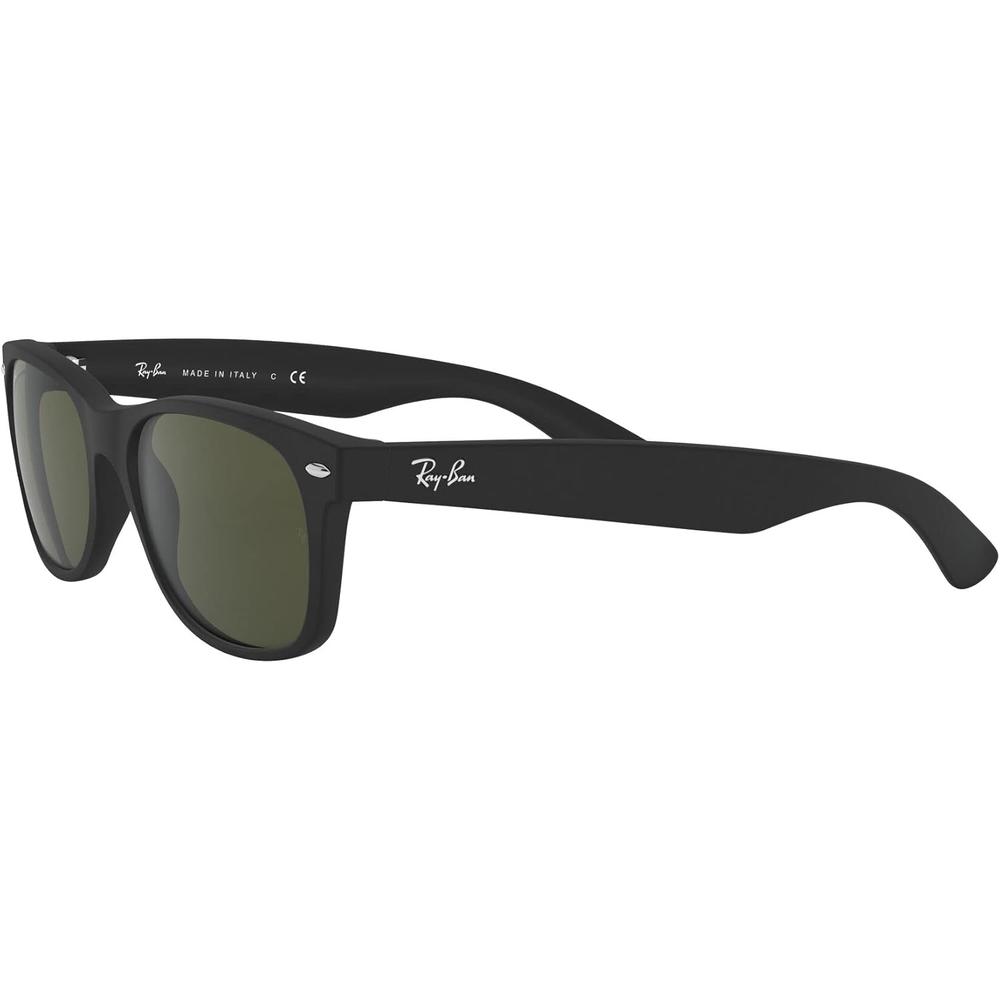 RAY-BAN RB2132 NEW WAYFARER GAFAS DE SOL PARA HOMBRE | RUBBER BLACK / GREEN I - 3