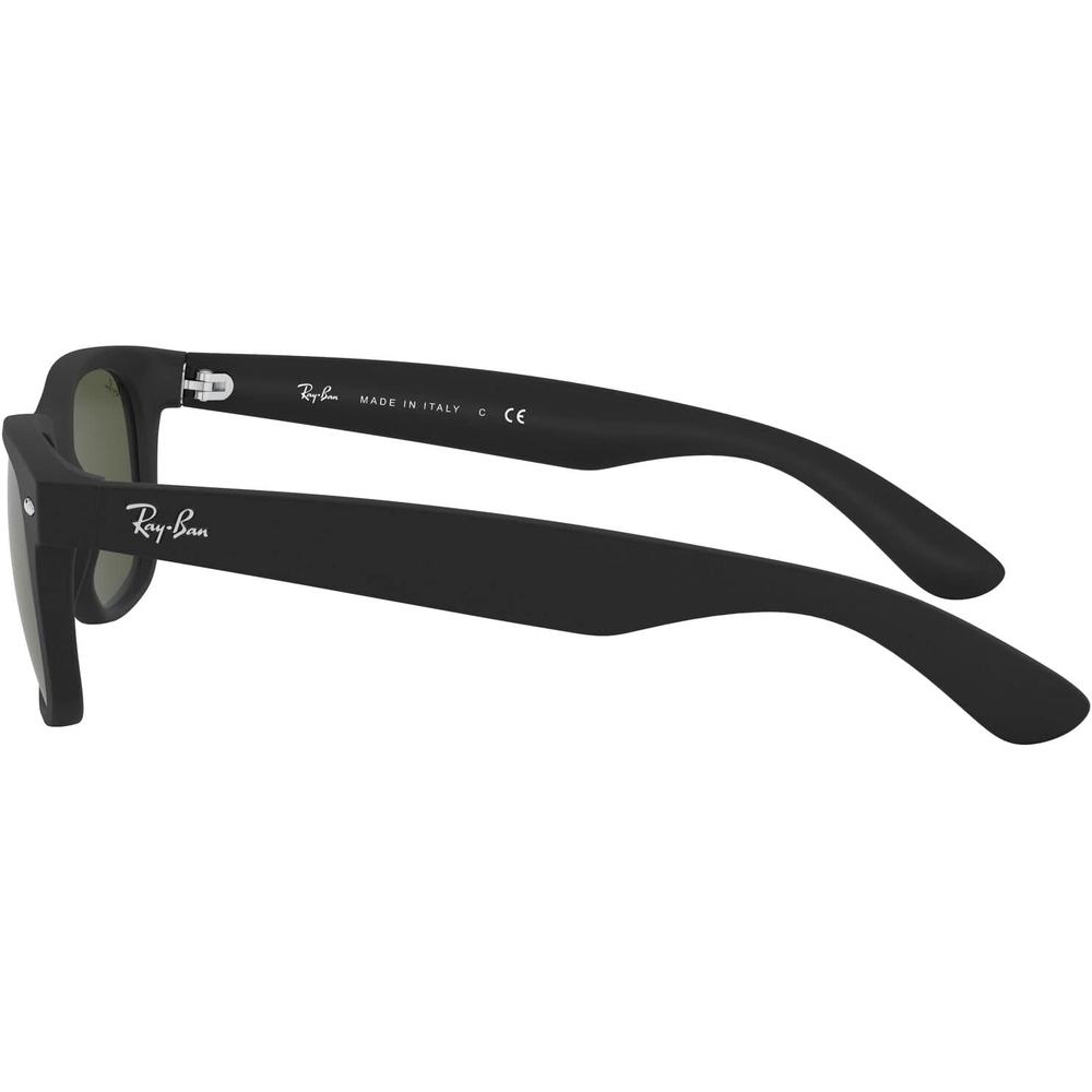RAY-BAN RB2132 NEW WAYFARER GAFAS DE SOL PARA HOMBRE | RUBBER BLACK / GREEN I - 4