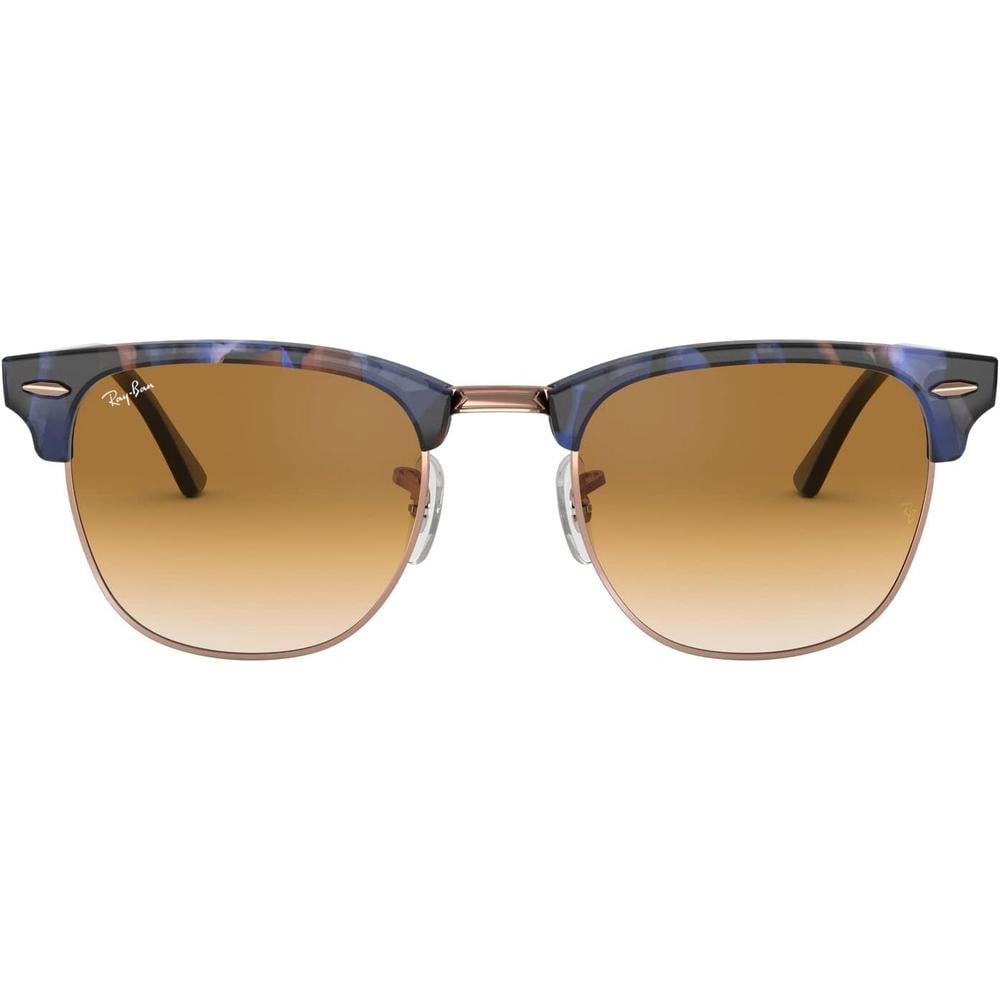 RAY-BAN RB3016 CLUBMASTER GAFAS DE SOL PARA HOMBRE | SPOTTED BROWN / BLUE / CLEAR BROWN II - 1
