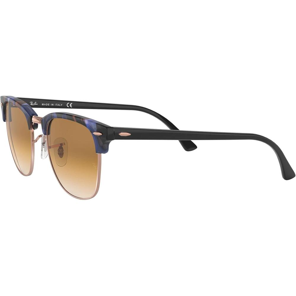 RAY-BAN RB3016 CLUBMASTER GAFAS DE SOL PARA HOMBRE | SPOTTED BROWN / BLUE / CLEAR BROWN II - 3