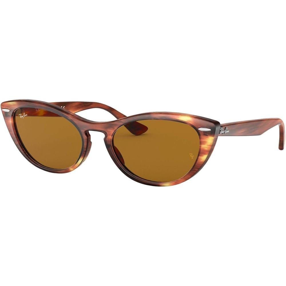 RAY-BAN RB4314N NINA CAT EYE GAFAS DE SOL PARA MUJER | STRIPED HAVANA / BROWN - 2