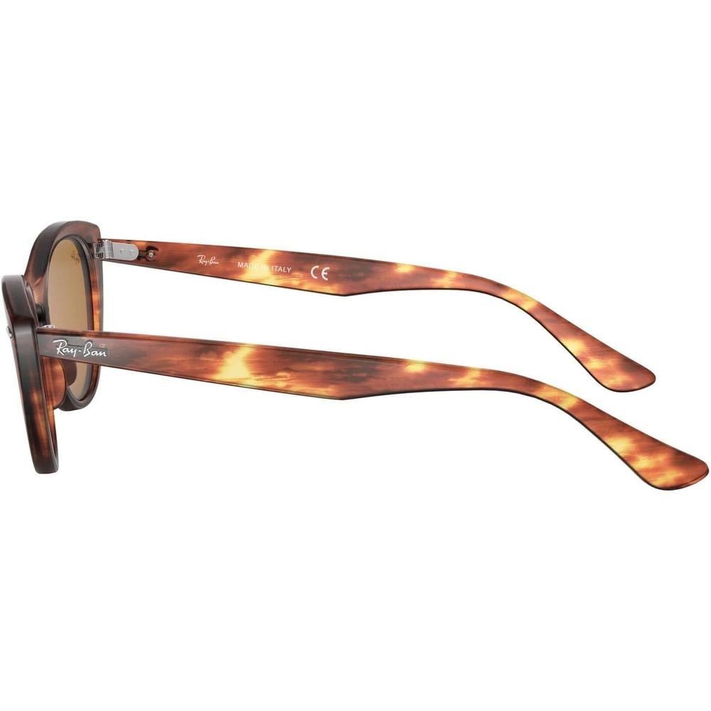 RAY-BAN RB4314N NINA CAT EYE GAFAS DE SOL PARA MUJER | STRIPED HAVANA / BROWN - 4