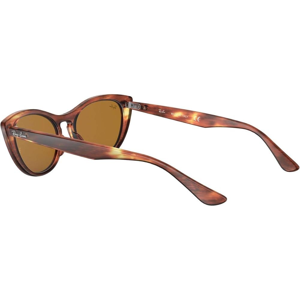 RAY-BAN RB4314N NINA CAT EYE GAFAS DE SOL PARA MUJER | STRIPED HAVANA / BROWN - 5