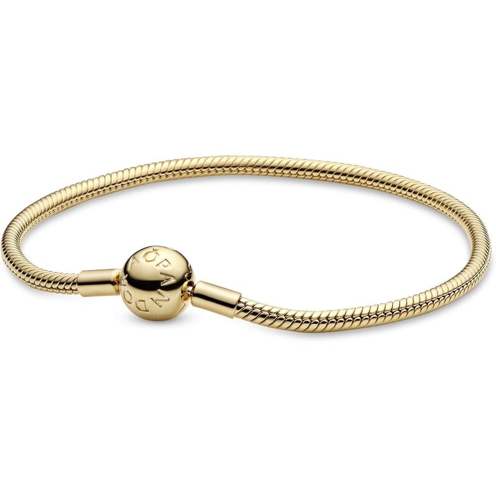 PANDORA MOMENTS PULSERA CADENA SERPIENTE 20 CM | ORO - 2