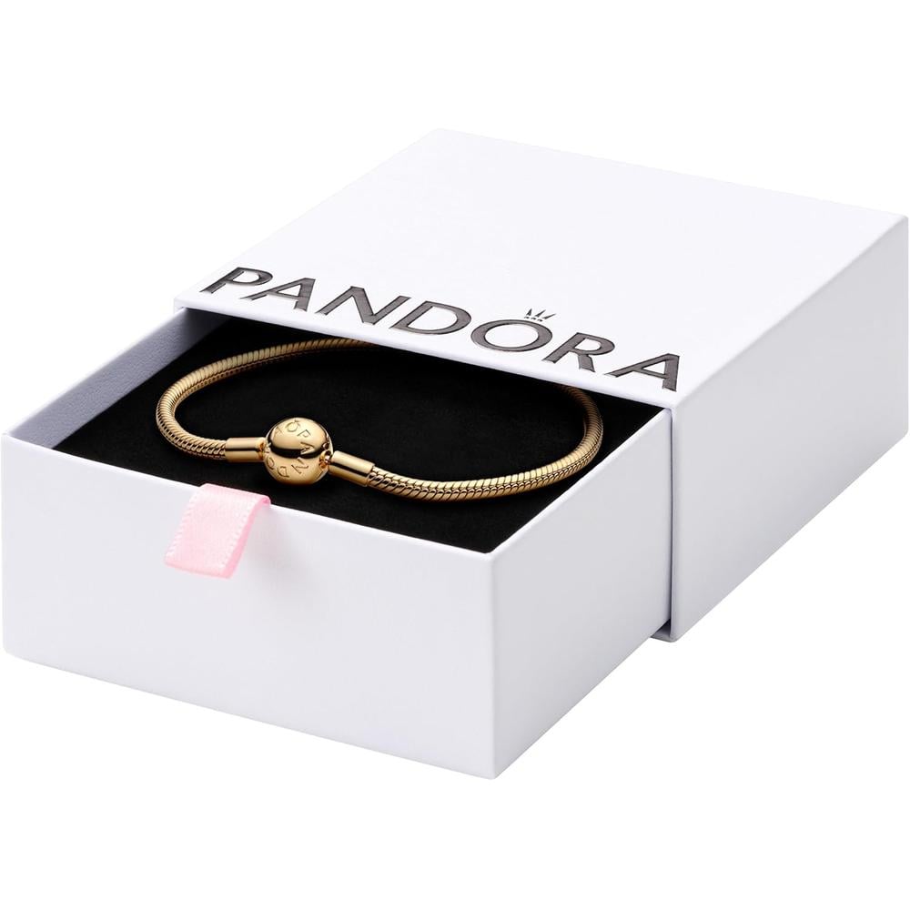 PANDORA MOMENTS PULSERA CADENA SERPIENTE 19 CM | ORO - 1