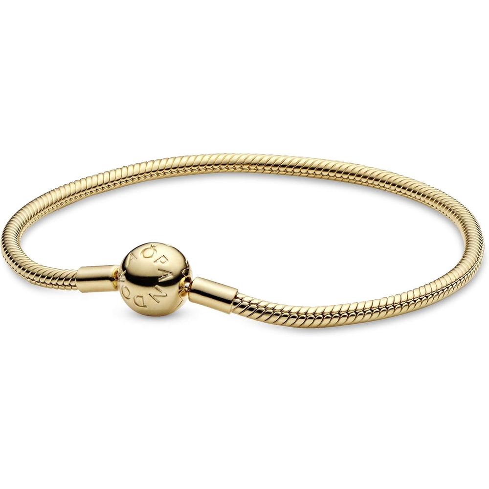 PANDORA MOMENTS PULSERA CADENA SERPIENTE 19 CM | ORO - 2