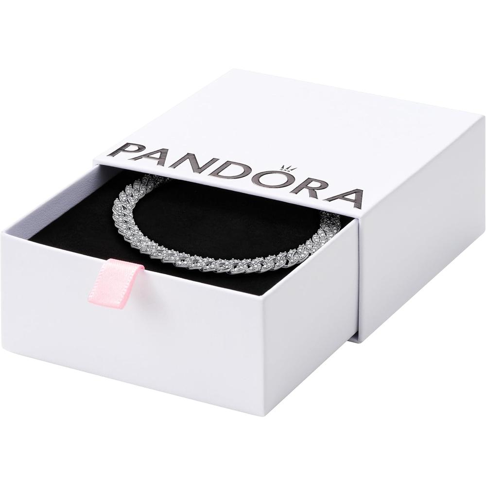 PANDORA TIMELESS PULSERA CADENA CUBANA 20 CM | PLATA - 1