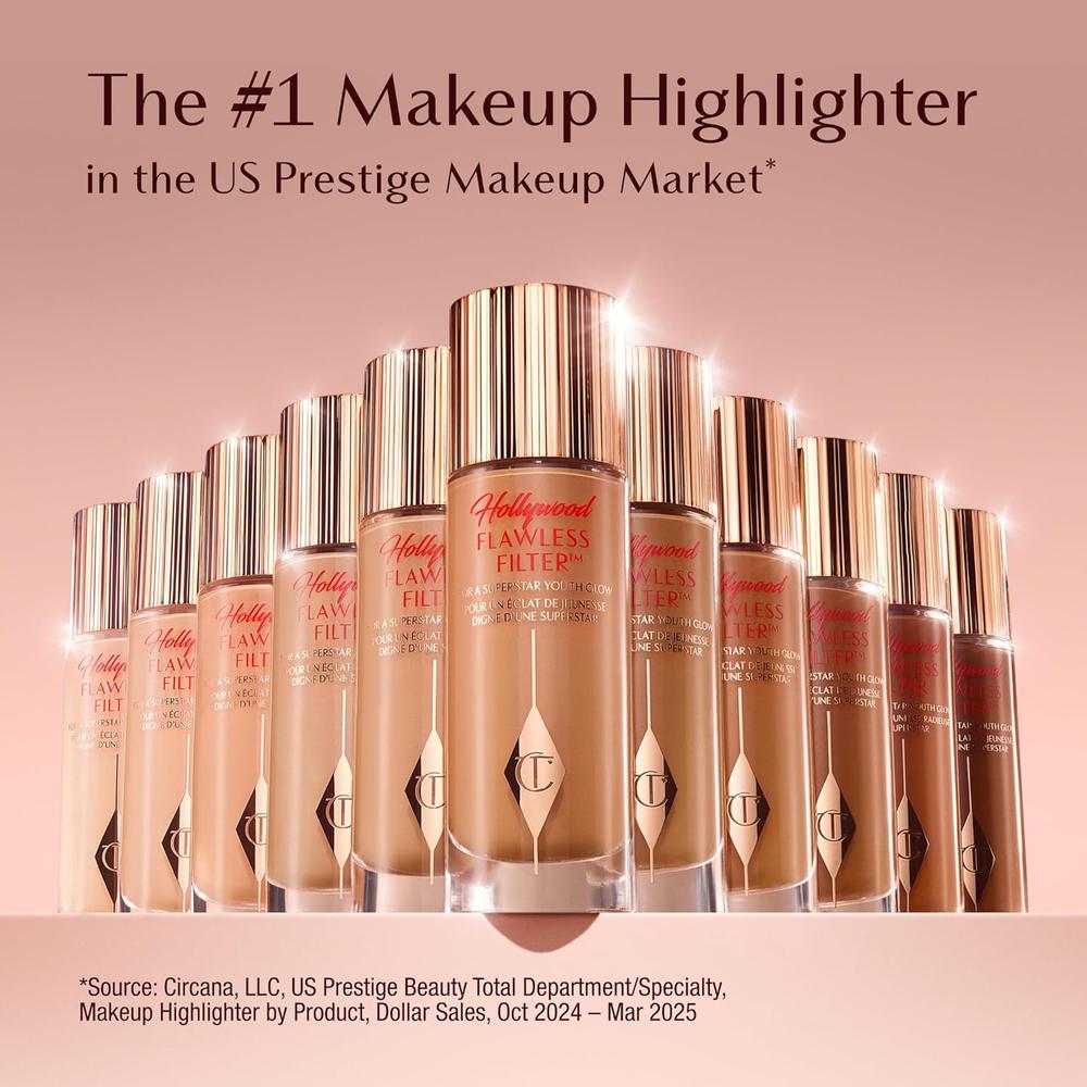 CHARLOTTE TILBURY HOLLYWOOD FLAWLESSFILTER PREBASE E ILUMINADOR LÍQUIDO | 4 MEDIO - 3