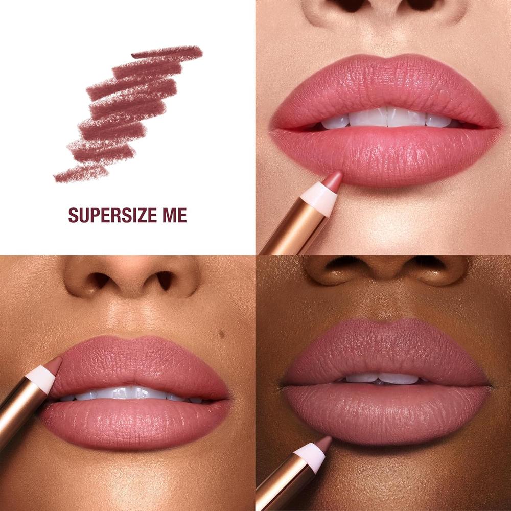 CHARLOTTE TILBURY LIP CHEAT LÁPIZ DELINEADOR DE LABIOS | SUPERSIZE ME - ROSA NUDE INTENSO - 2