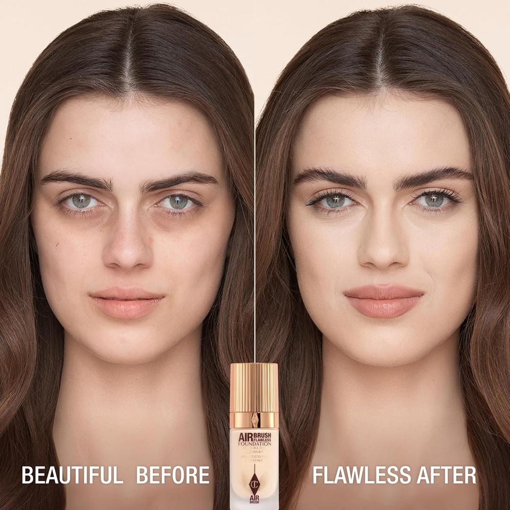 CHARLOTTE TILBURY AIRBRUSH BASE DE MAQUILLAJE MATE | 02 CÁLIDO - 2