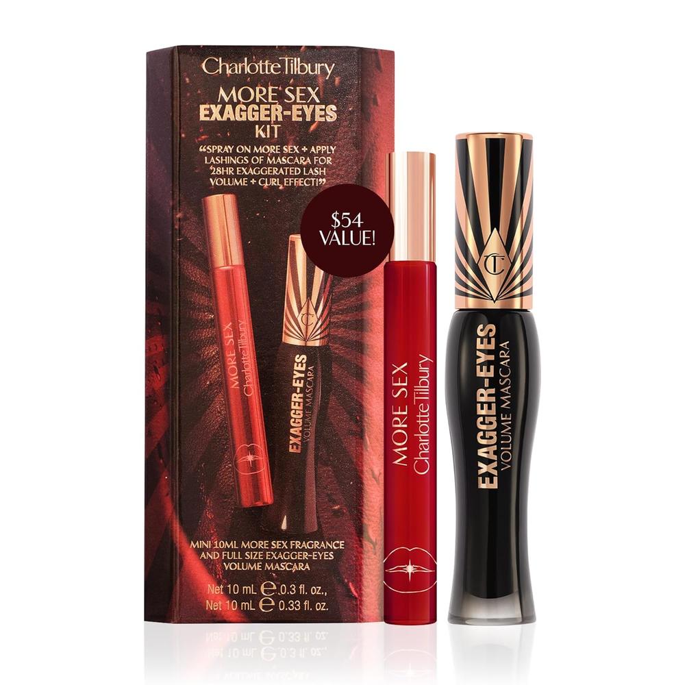 CHARLOTTE TILBURY MORE SEX EXAGGER-EYES KIT PERFUME Y RÍMEL | BRONCE - 1