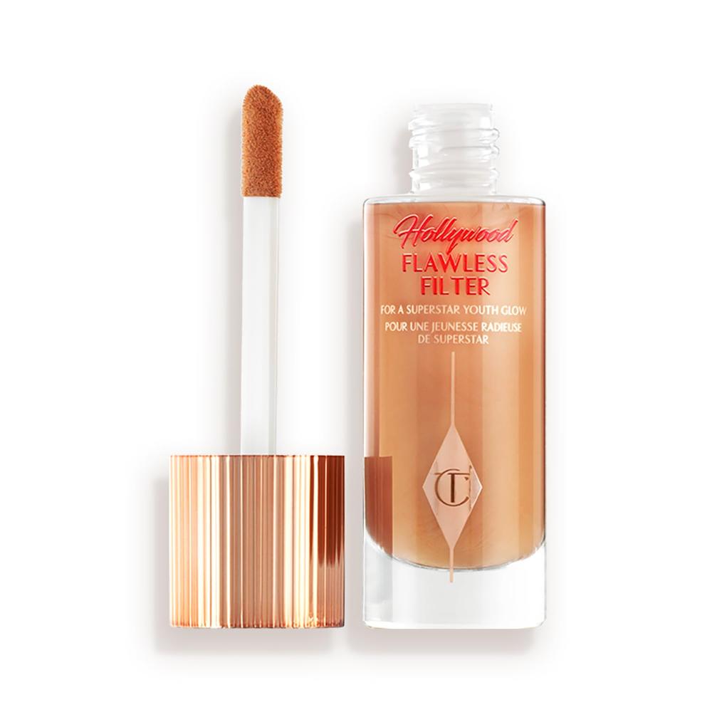 CHARLOTTE TILBURY HOLLYWOOD FLAWLESSFILTER PREBASE E ILUMINADOR LÍQUIDO | 6 DARK TAN - 1