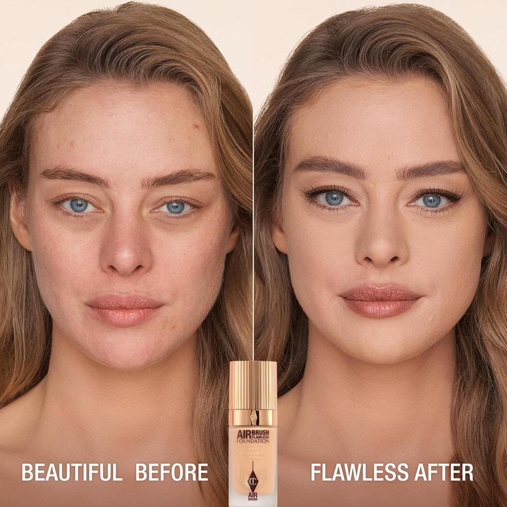 CHARLOTTE TILBURY AIRBRUSH BASE DE MAQUILLAJE MATE | 07 FRÍO - 2