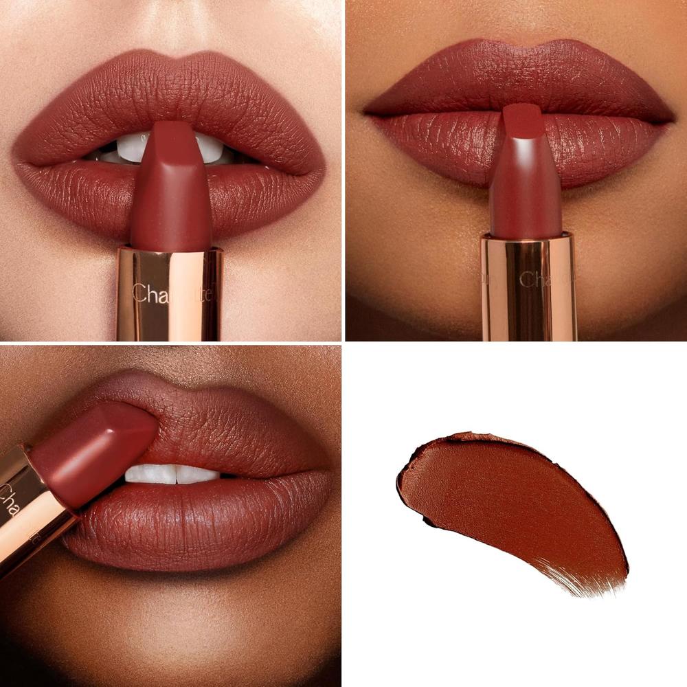 CHARLOTTE TILBURY REVOLUTION LÁPIZ LABIAL MATE | TAN 90'S - MARRÓN MATE - 2