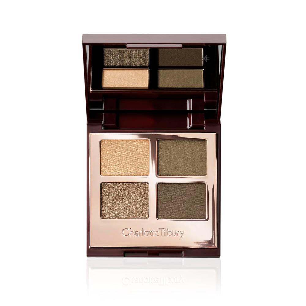 CHARLOTTE TILBURY PALETA DE SOMBRAS DE OJOS DE LUJO | EL REBELDE - DORADO BRILLANTE Y VERDE CAQUI - 1