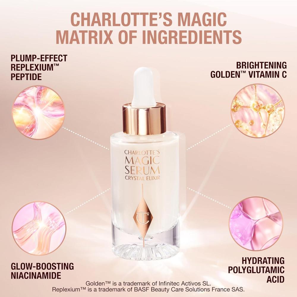 CHARLOTTE TILBURY MAGIC SERUM CRYSTAL ELIXIR SERUM FACIAL REAFIRMANTE | 1OZ - 5