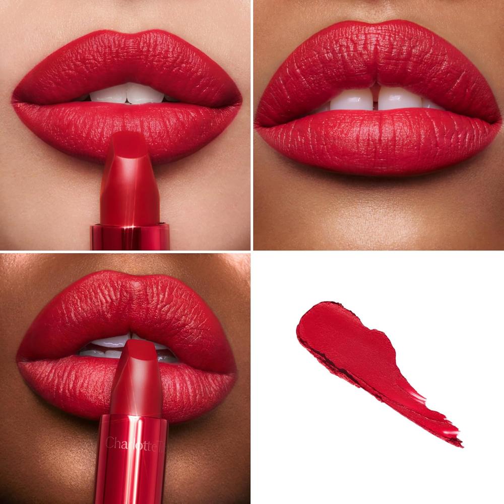 CHARLOTTE TILBURY REVOLUTION LÁPIZ LABIAL MATE | HOLLYWOOD VIXEN - ROJO BRILLANTE - 2