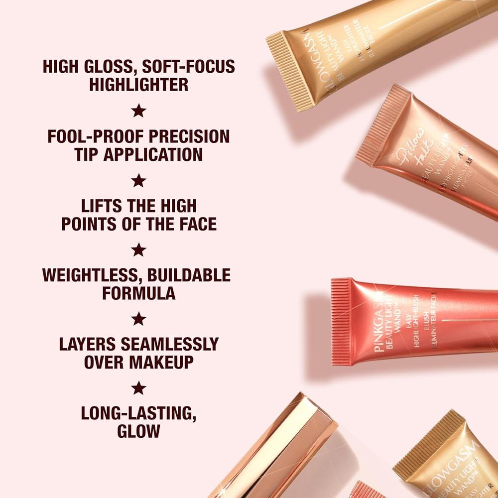 CHARLOTTE TILBURY LIGHT WAND ILUMINADOR LÍQUIDO | PILLOW TALK MEDIUM/OVER - ROSA-COBRE - 3