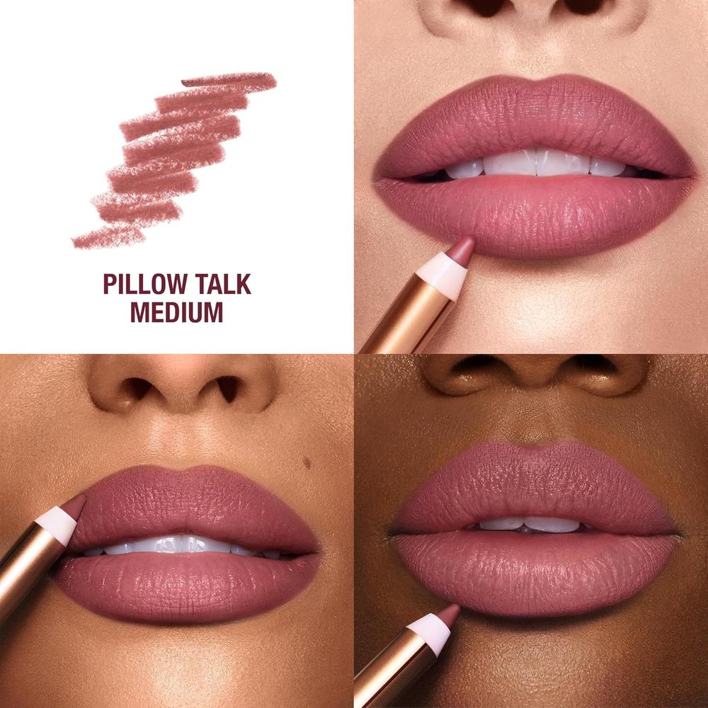 CHARLOTTE TILBURY LIP CHEAT LÁPIZ DELINEADOR DE LABIOS | PILLOW TALK MEDIUM - ROSA BAYA CÁLIDO - 2
