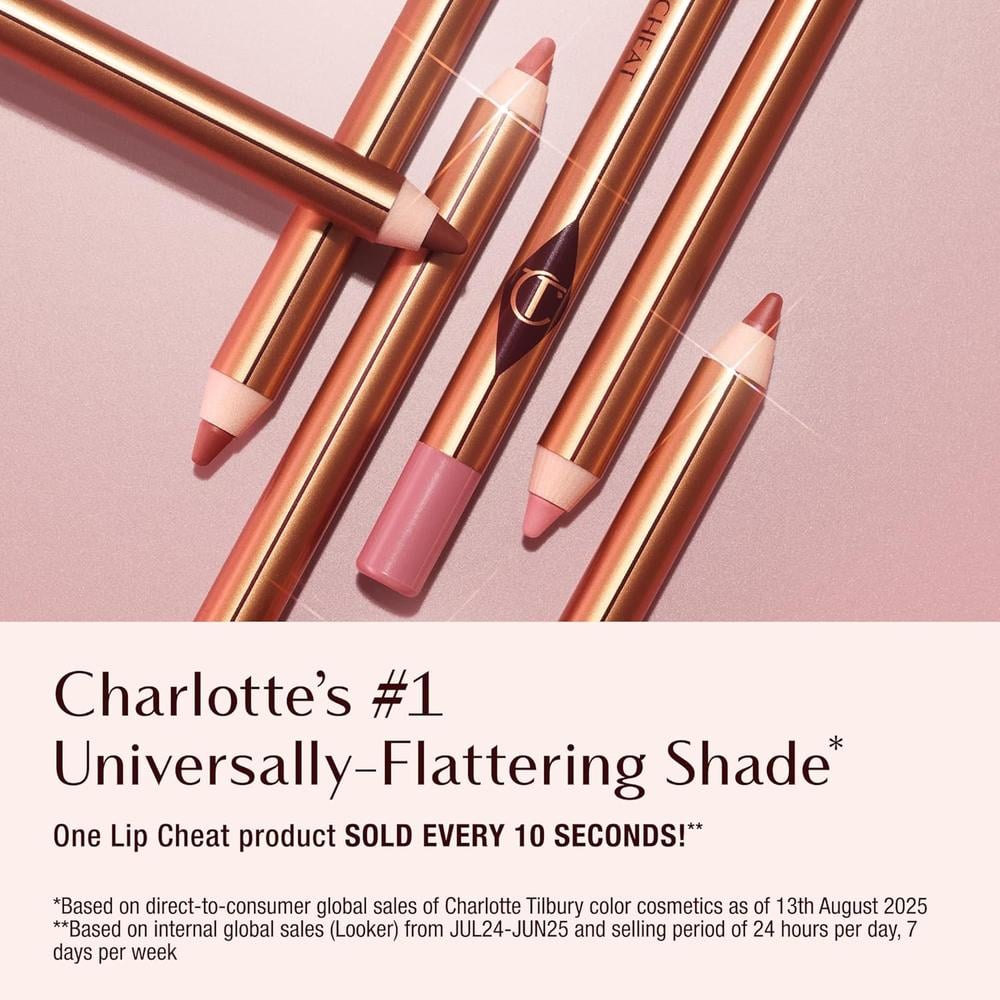 CHARLOTTE TILBURY LIP CHEAT LÁPIZ DELINEADOR DE LABIOS | PILLOW TALK MEDIUM - ROSA BAYA CÁLIDO - 3