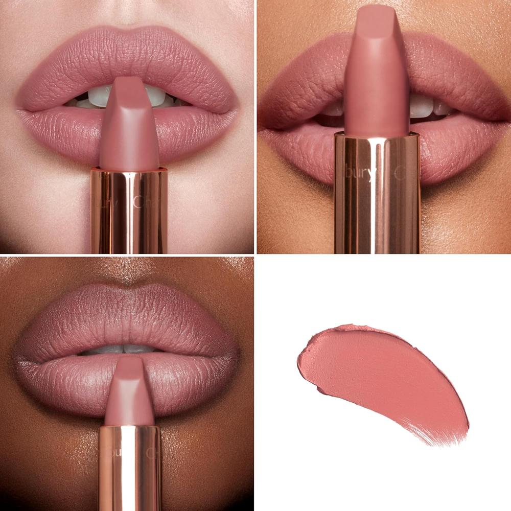 CHARLOTTE TILBURY REVOLUTION LÁPIZ LABIAL MATE | CHARLA DE ALMOHADA - ROSA NUDE - 2