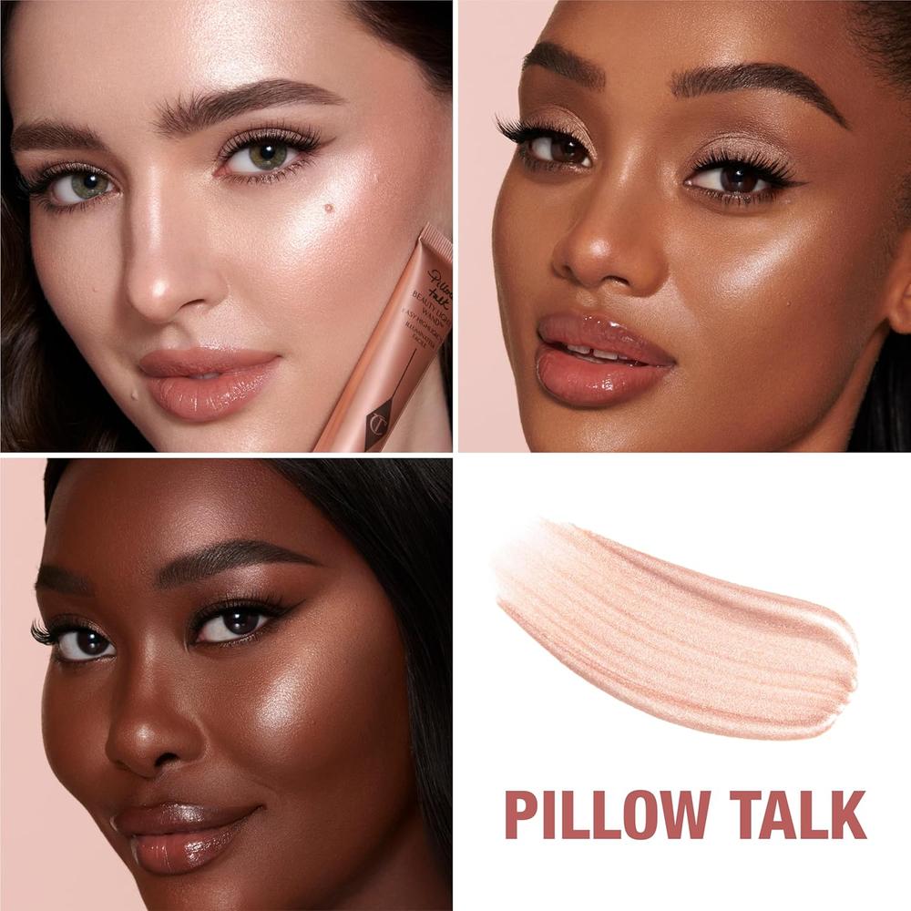 CHARLOTTE TILBURY LIGHT WAND ILUMINADOR LÍQUIDO | PILLOW TALK LIGHT/MEDIUM - ORO ROSA SUAVE - 2