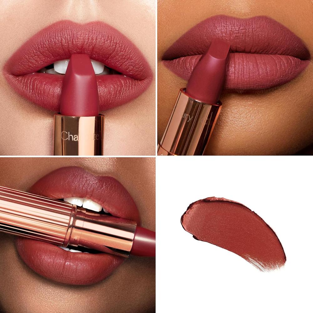 CHARLOTTE TILBURY REVOLUTION LÁPIZ LABIAL MATE | M.I.KISS - ROJO BAYA - 2