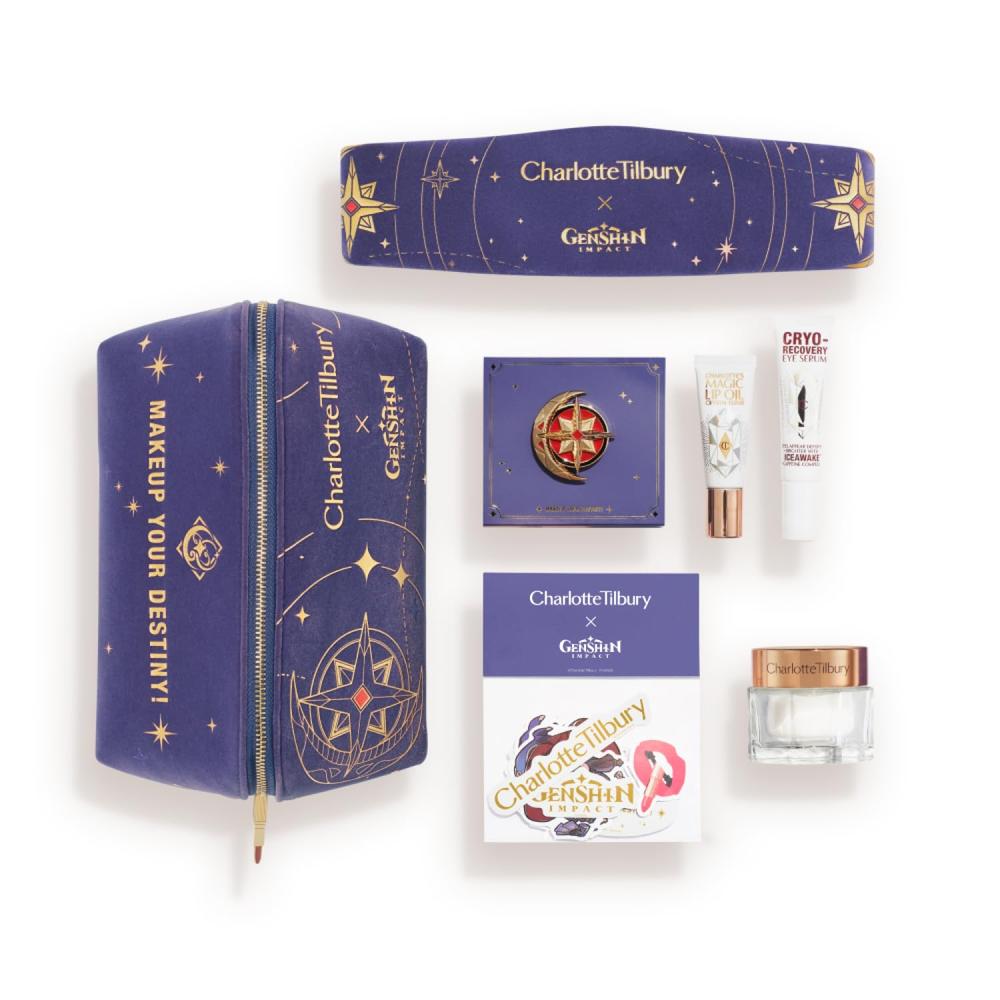 CHARLOTTE TILBURY X GENSHIN IMPACT CAJA MILAGROSA ESTRELLADA KIT DE CUIDADO DE LA PIEL VIAJE - 1
