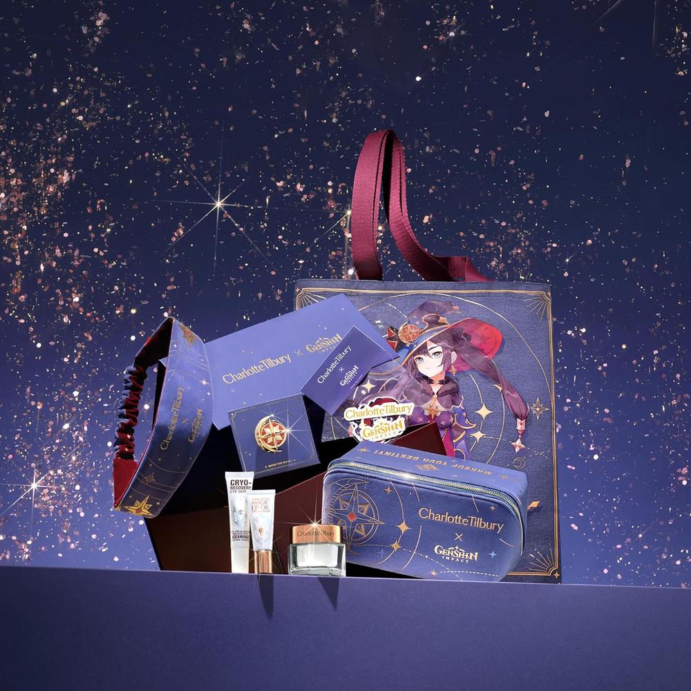 CHARLOTTE TILBURY X GENSHIN IMPACT CAJA MILAGROSA ESTRELLADA KIT DE CUIDADO DE LA PIEL VIAJE - 2