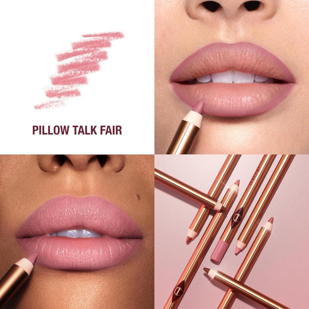 CHARLOTTE TILBURY LIP CHEAT LÁPIZ DELINEADOR DE LABIOS | PILLOW TALK FAIR - ROSA DE TONOS FRÍOS - 2