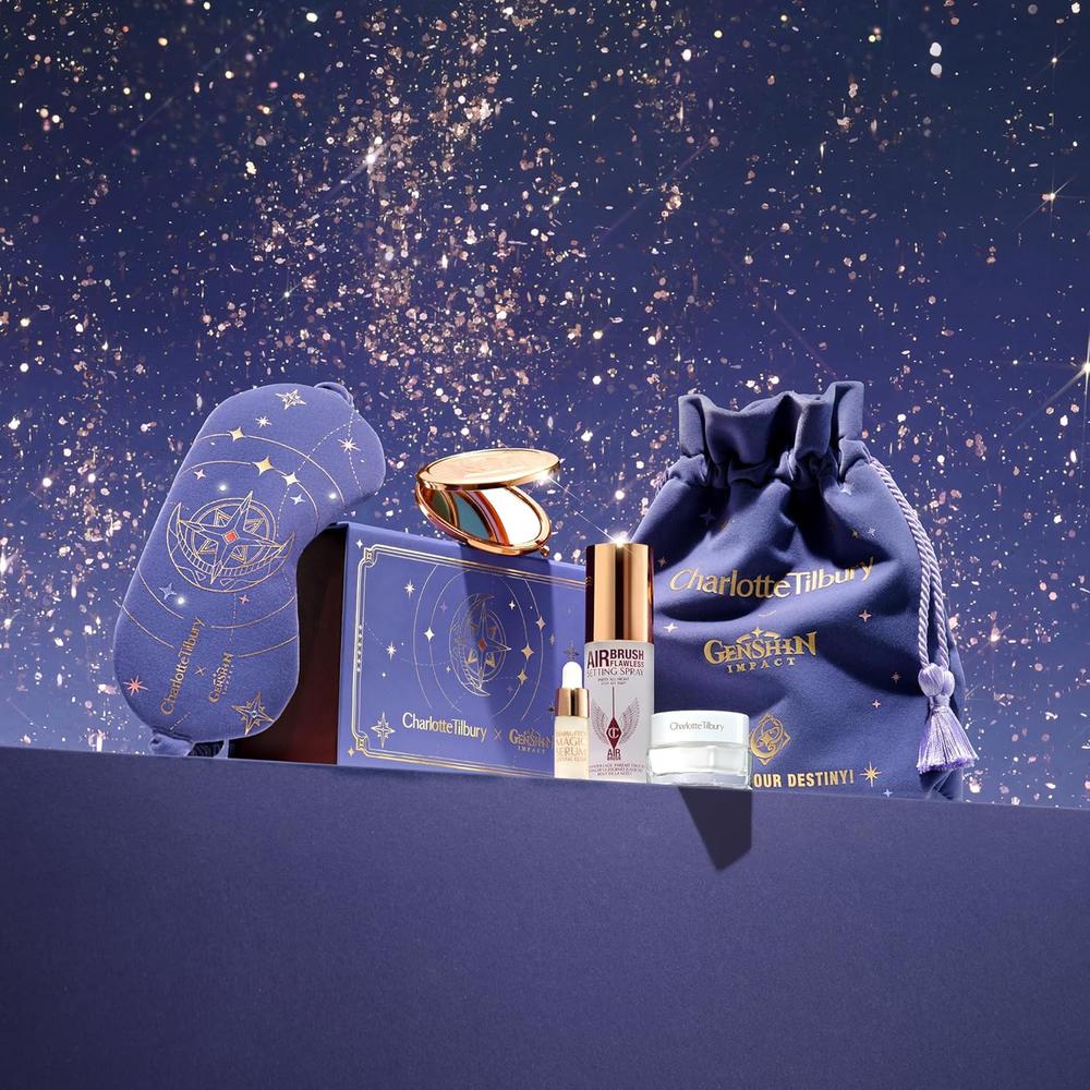 CHARLOTTE TILBURY X GENSHIN IMPACT STARFELL TREASURE KIT DE CUIDADO DE LA PIEL VIAJE - 3