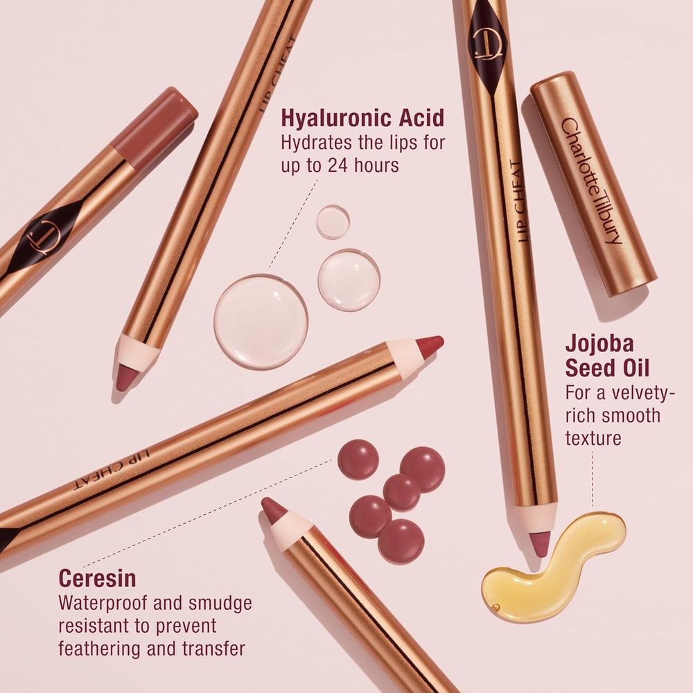 CHARLOTTE TILBURY LIP CHEAT LÁPIZ DELINEADOR DE LABIOS | ALFOMBRA ROJA ROJA - ROJO EN TONOS AZULES - 5