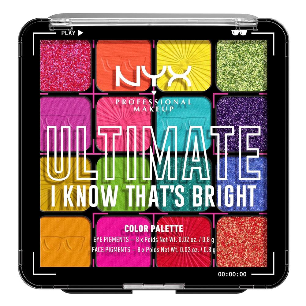 NYX ULTIMATE SHADOW PALETA DE SOMBRAS | I KNOW THAT'S BRIGHT - 1