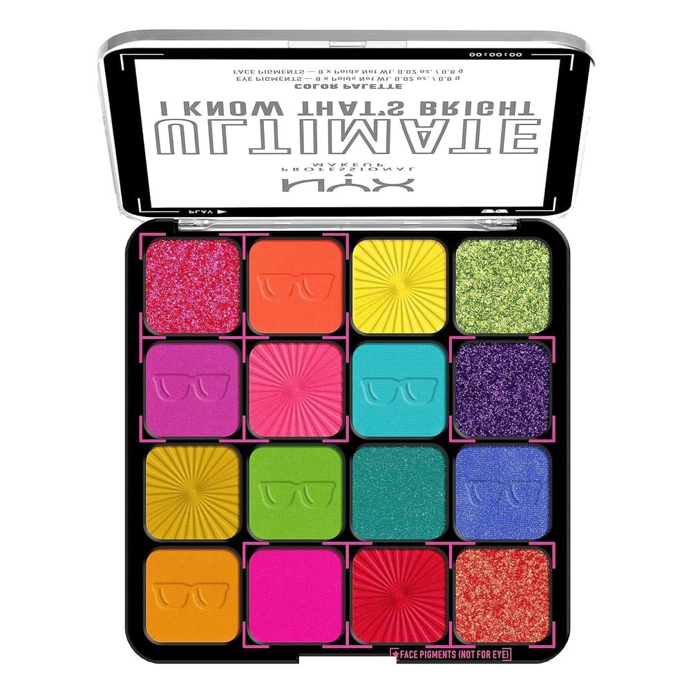 NYX ULTIMATE SHADOW PALETA DE SOMBRAS | I KNOW THAT'S BRIGHT - 2