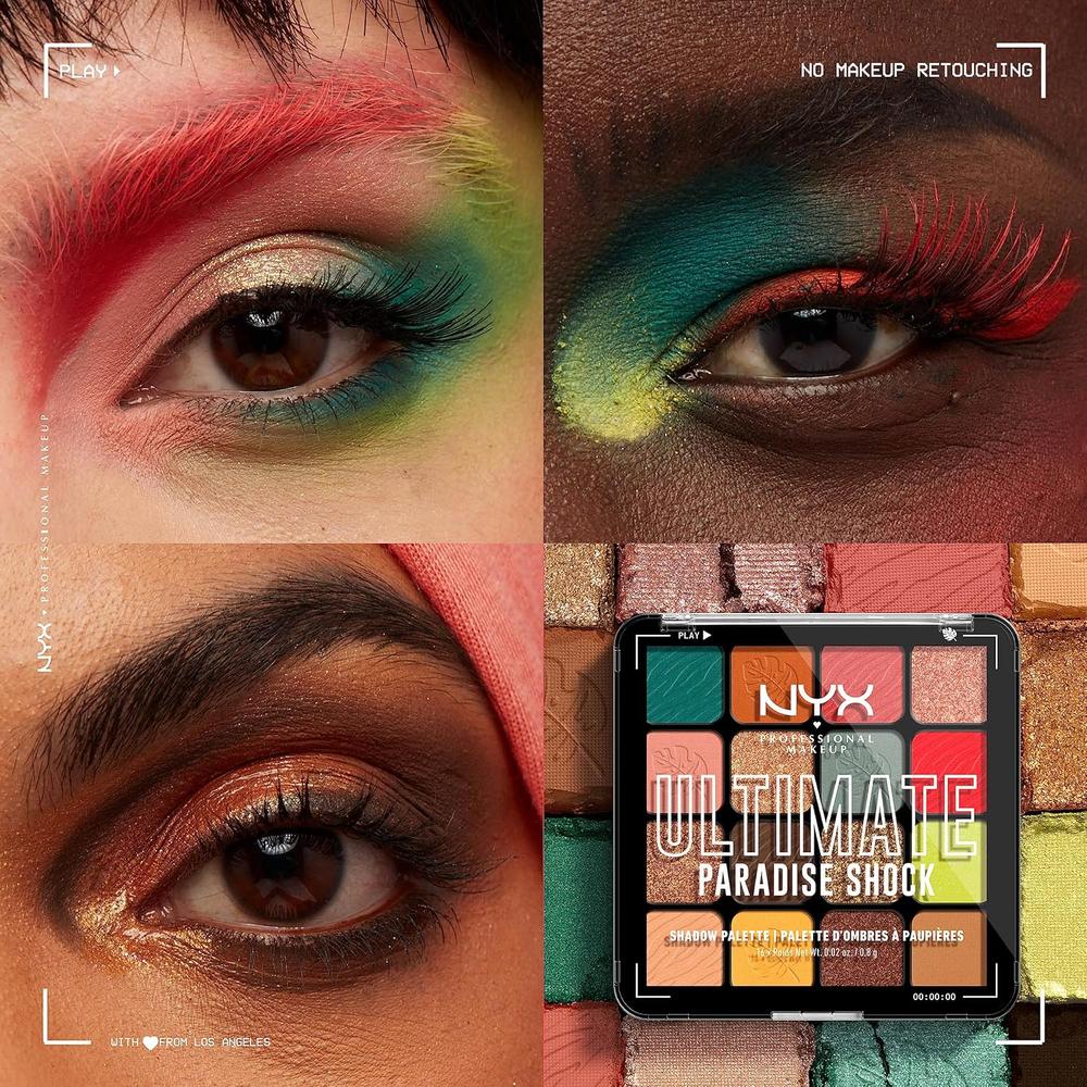 NYX ULTIMATE SHADOW PALETA DE SOMBRAS | PARADISE SHOCK - 4