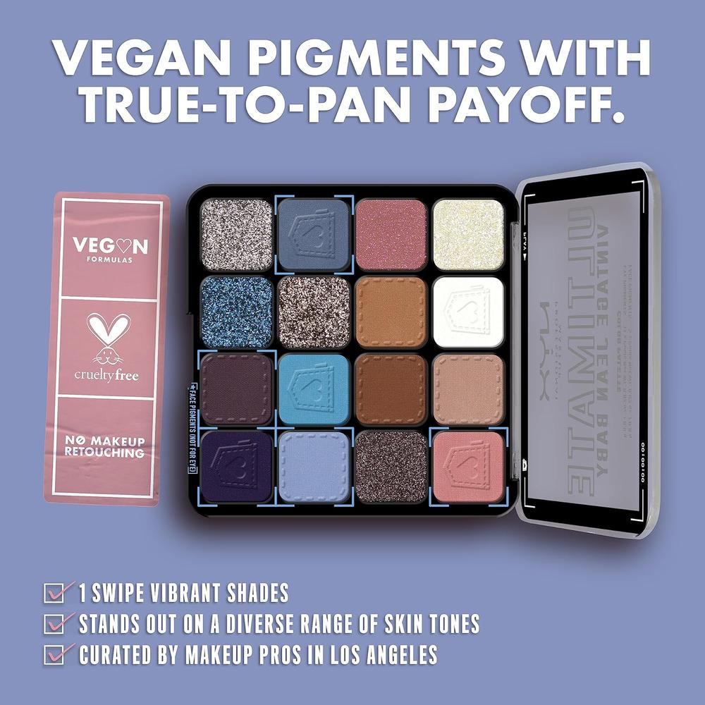 NYX ULTIMATE SHADOW PALETA DE SOMBRAS | VINTAGE JEAN BABY - 3