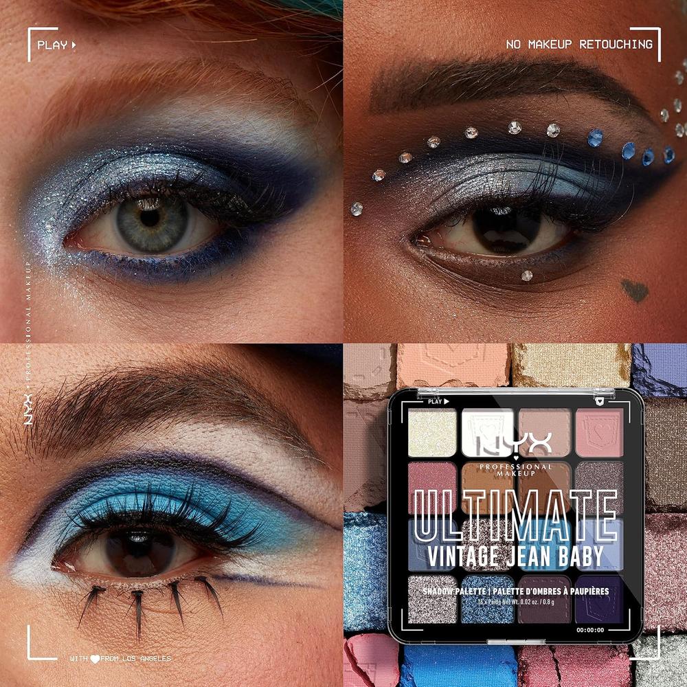 NYX ULTIMATE SHADOW PALETA DE SOMBRAS | VINTAGE JEAN BABY - 4