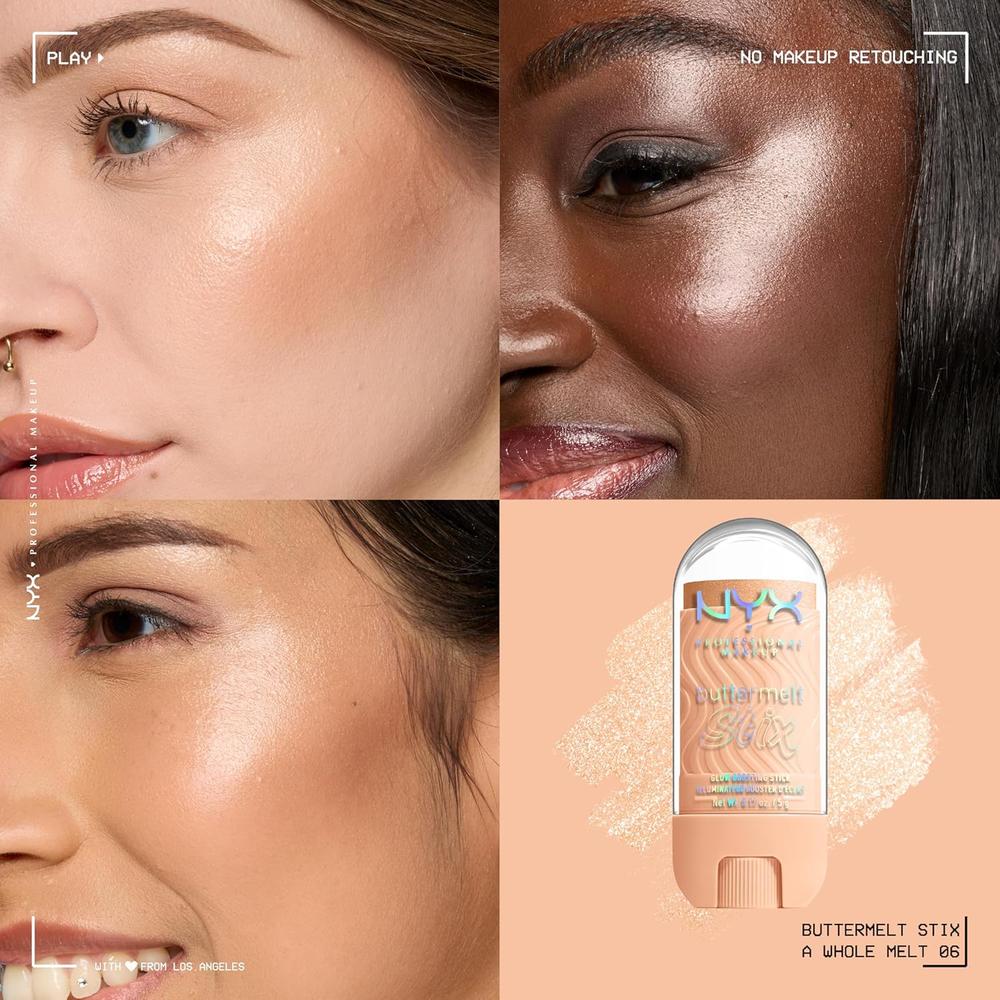 NYX BUTTERMELT GLAZE STIX ILUMINADOR EN BARRA | 06 A WHOLE MELT - 2