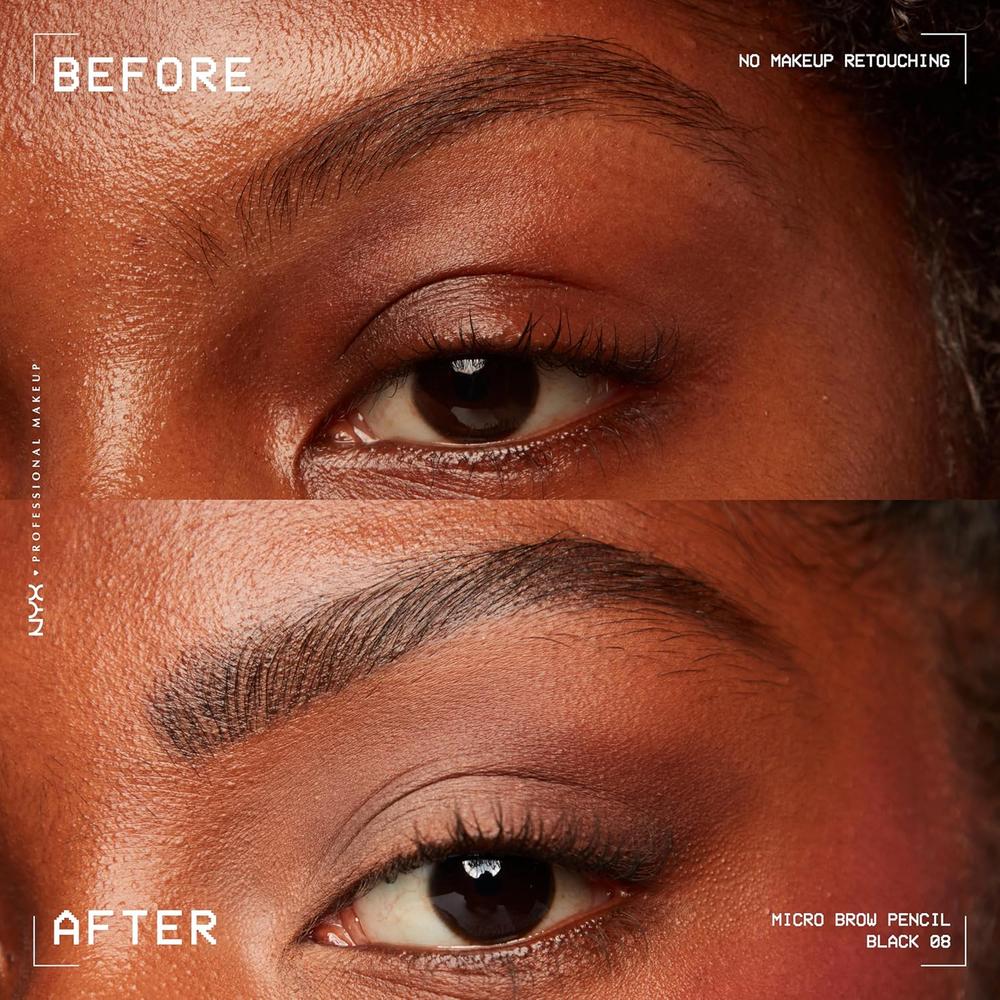 NYX MICRO BROW PENCIL | 8 BLACK - 3