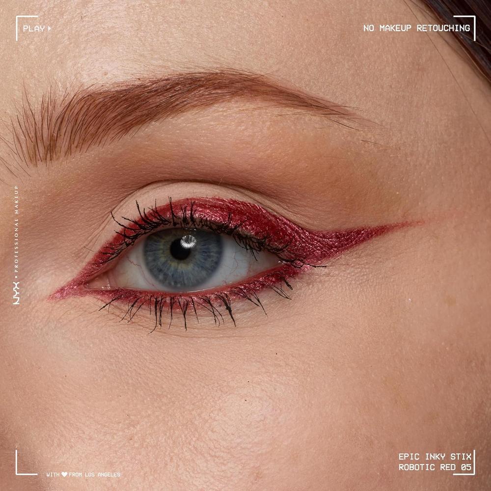 NYX EPIC INKY STIX DELINEADOR DE OJOS | 05 ROBOTIC RED - 2
