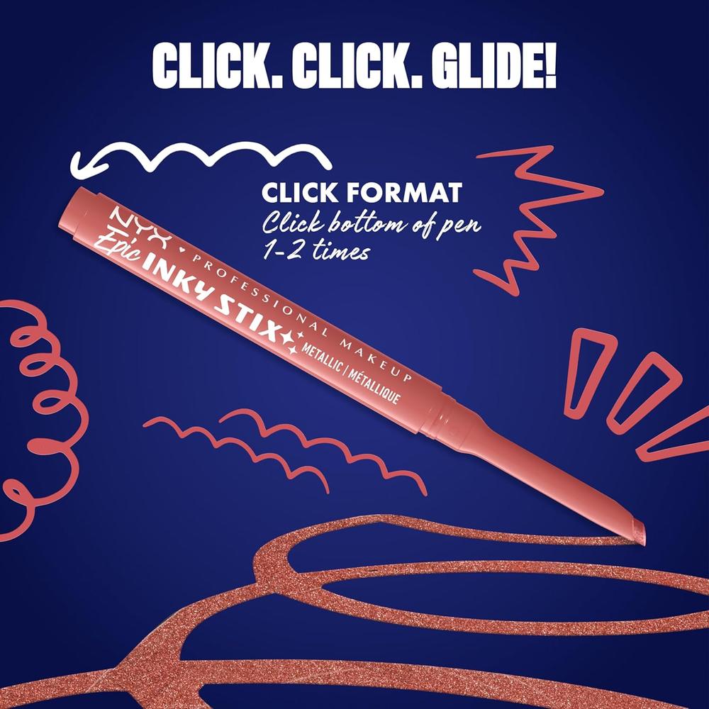 NYX EPIC INKY STIX DELINEADOR DE OJOS | 12 RUBORES - 4