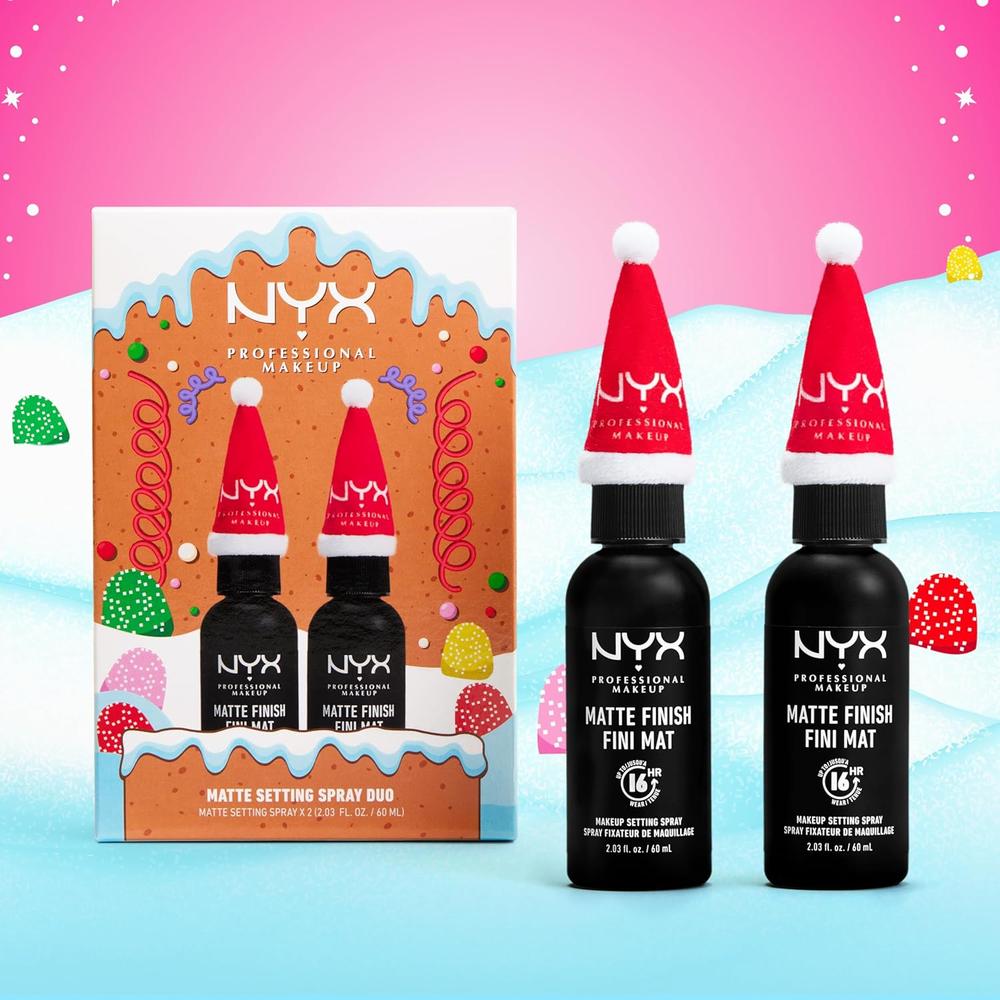 NYX DUO SPRAY FIJADOR DE MAQUILLAJE | HOLIDAY GIFT SET - 3