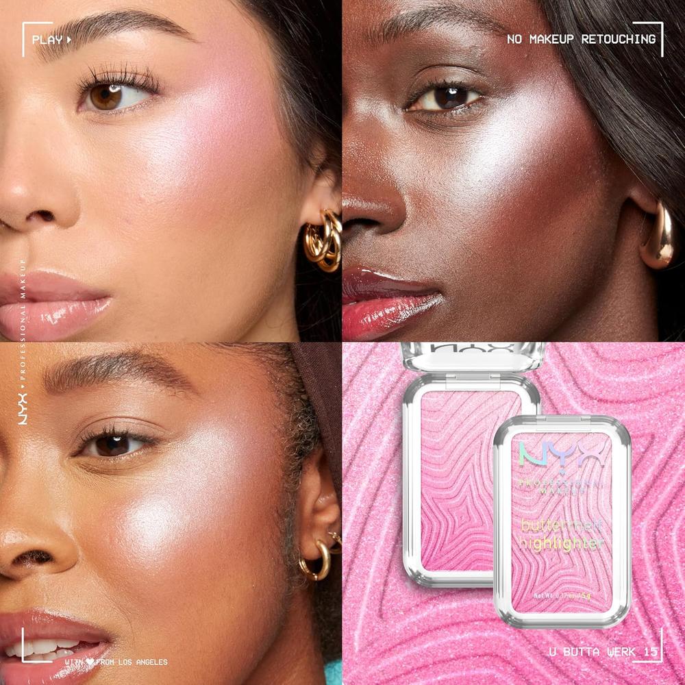 NYX BUTTERMELT ILUMINADOR EN POLVO | BUTTA WERK - 4