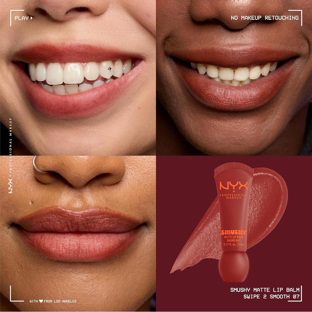 NYX SOFT MATTE LIP BALM | 07 SWIPE 2 SMOOTH - 2