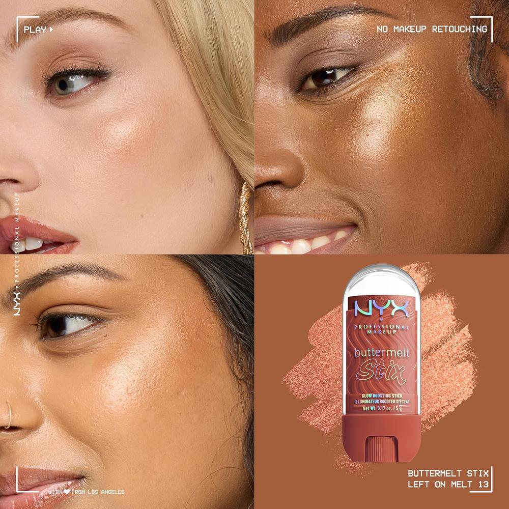 NYX BUTTERMELT GLAZE STIX ILUMINADOR EN BARRA | TONO COBRE - 2