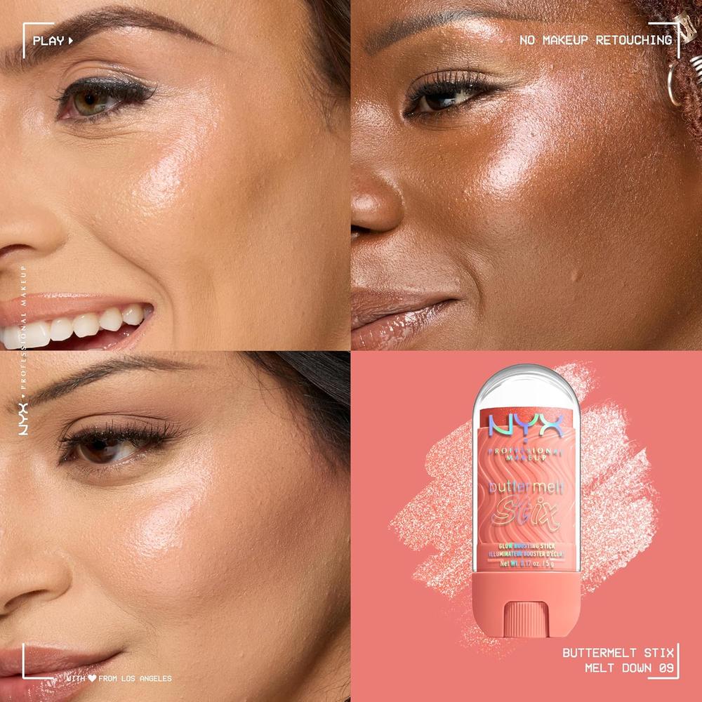NYX BUTTERMELT GLAZE STIX ILUMINADOR EN BARRA | 09 MELT DOWN - 2