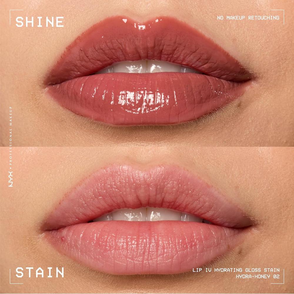 NYX LIP IV BRILLO DE LABIOS HIDRATANTE | 02 HYDRA HONEY - 5