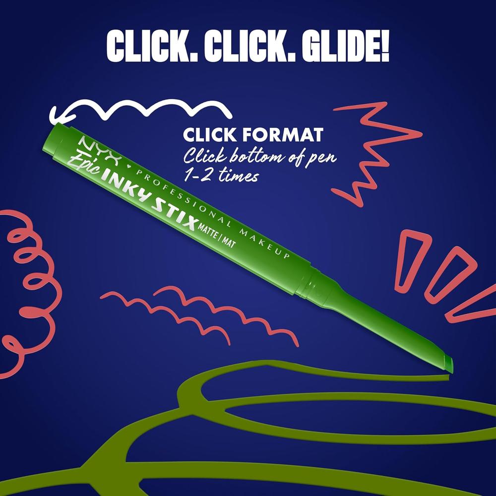 NYX EPIC INKY STIX DELINEADOR DE OJOS | 13 ON-LIME - 4